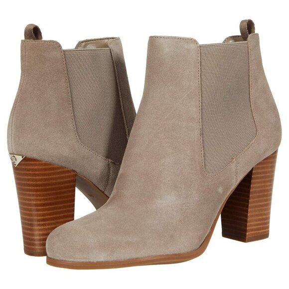 Michael Kors Women’s Lottie Suede Bootie in Luggage - Picture 1 of 8